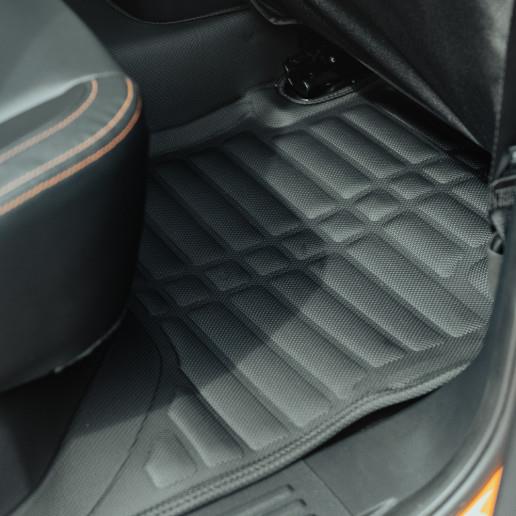 Genuine Ford Ranger Wildtrack 2022> 3D Ulti-Mat Tray Style Floor Mats, Black FD2107
