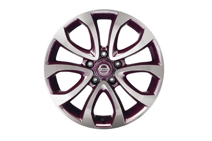 Nissan Juke (2014 >) 17" Alloy Wheel in Yokohama Purple (KE4091K200BP)