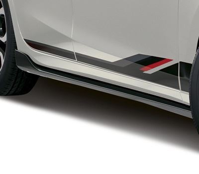 Mazda 2 (02.2015 - 2022) Side Skirts / Side Airdam Skirts (QDJE51P10PZ)
