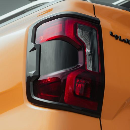 Genuine Ford Ranger Wildtrack 2022> Rear Light Garnish, Matte Black FD2125