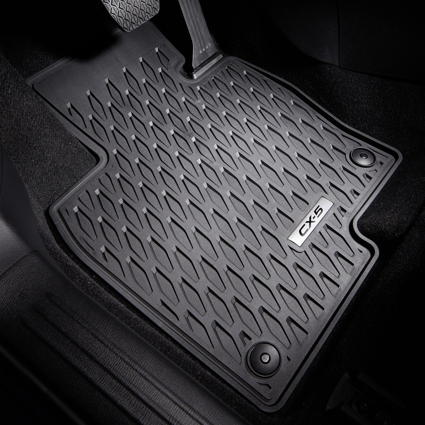 Genuine Mazda CX-5 2022> All Weather Rubber Mats Front & Rear