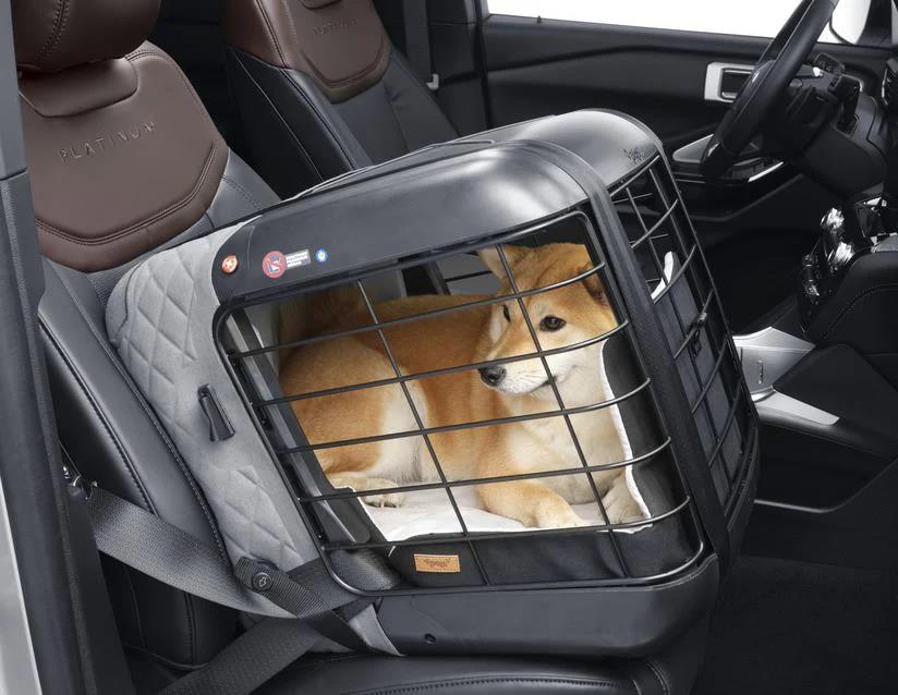 Genuine Ford New Explorer 2024> 4Pets Caree, Cool Grey Secure With Isofix