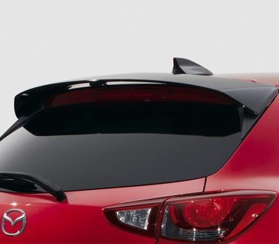 Mazda 2 (02.2015 - 2022) Rear Roof Spoiler - Black (QDJE519N0PZ)