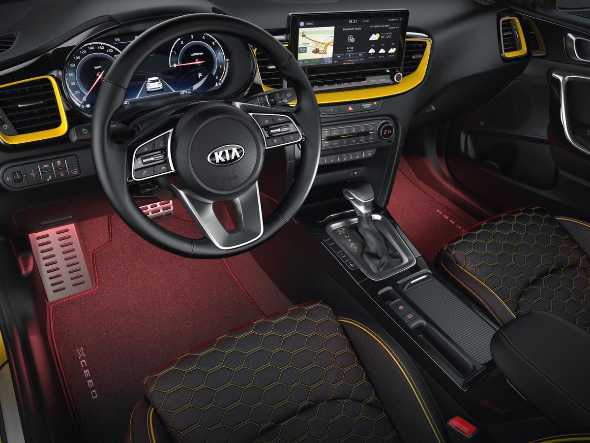 Genuine Kia XCeed 2020>LED Footwell Illumination, First Row In Red - 66650ADE20