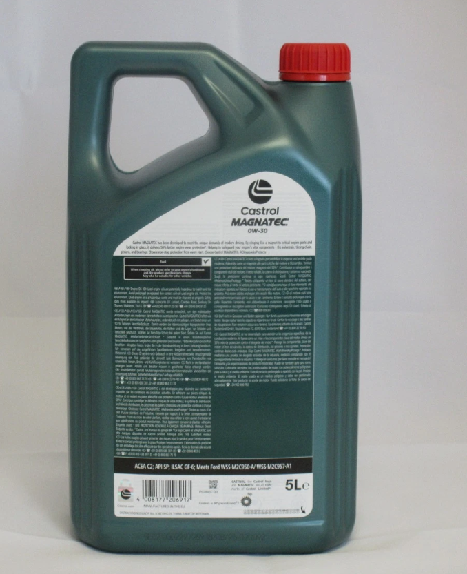 GENUINE FORD CASTROL 6 LTRS 0W30 MAGNATEC PROFESSIONAL OIL 157C37