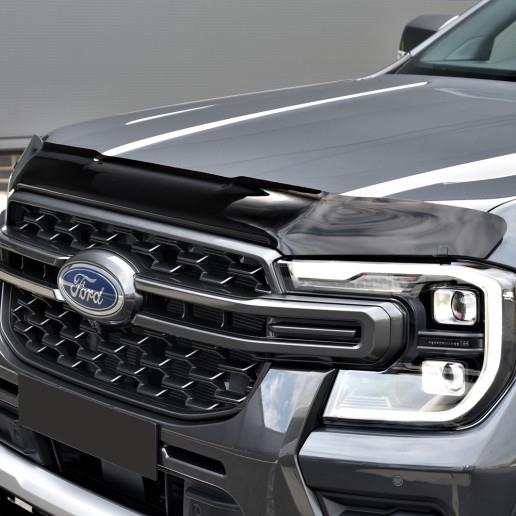 Genuine Ford Ranger Raptor 2022> Dark Smoke Bonnet Guard FD2101