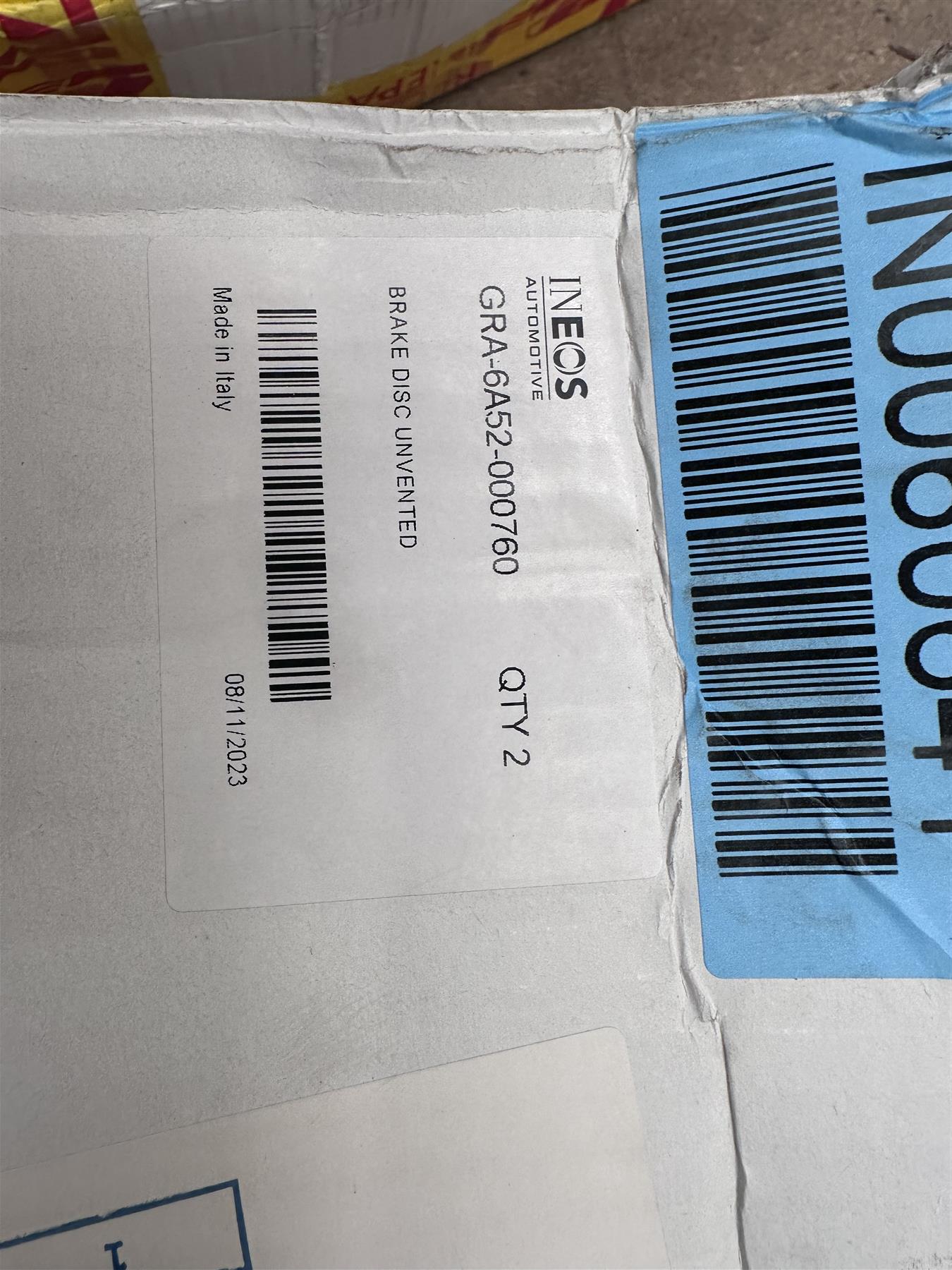 Genuine Ineos Grenadier 2023 Brake Disc