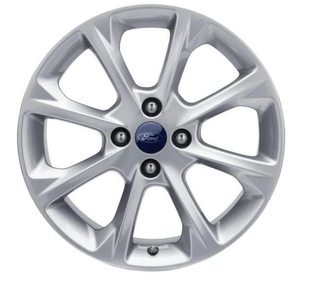 Genuine Ford Fiesta 2017> 17" Alloy Wheel 12 Spoke Design In Sparkle Silver - 2238244