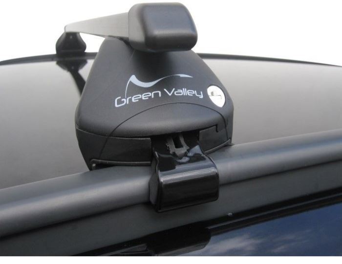 Square Steel Bars- Roof Rack- Rail Bars 1 x Thule 598 Bike Carrier Volvo V90 2016-