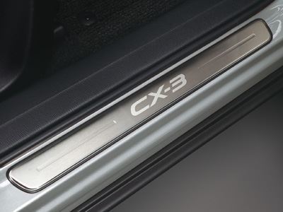 Genuine Mazda CX-3 2018> Stainless Steel Scuff Plates - DB2WV1370