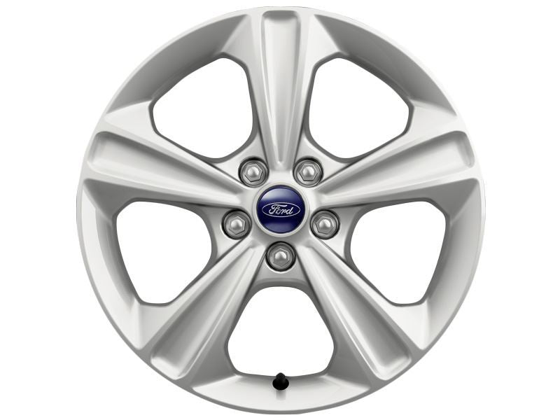 Genuine Ford Kuga Single 17" Alloy Wheel - 5-Spoke Design in 'Silver' finish (1816697) 2013 Onwards