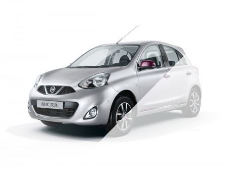 Genuine Nissan Micra 08/13> Mirror Covers - Black Purple (KE9601H000BP)