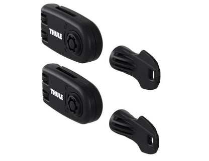 Four Pack Thule 598 Cycle Carrier / Roof Mounted ProRide / INCLUDE WHEEL LOCK Thule 986