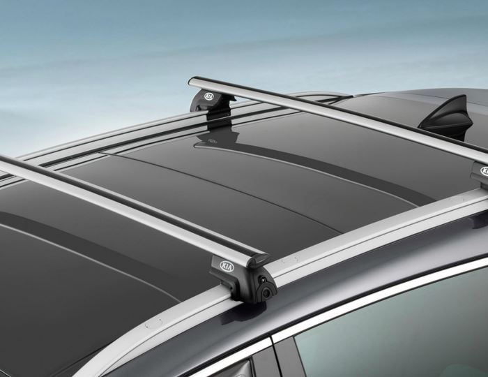 Genuine Kia Sportage 2016-2018 Roof Rail Cross Bars Aluminium (Without Holes)