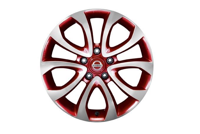 Nissan Juke (2014 >) 17" Alloy Wheel in Detroit Red (KE4091K200R1)