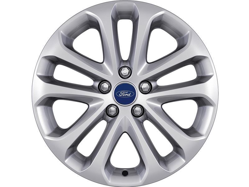 Ford C-Max 04/15> Single Alloy Wheel 17" 5x2-Spoke Design, Silver 1710606