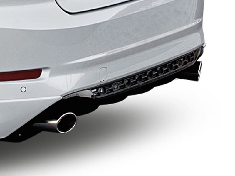Ford Mondeo Rear Diffuser - Gloss Black W/O Park/ Sens & Two Exhaust (F1726310)