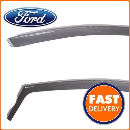 Genuine Ford Galaxy 2015> Front Climair Wind Deflectors In Light Grey 2006865