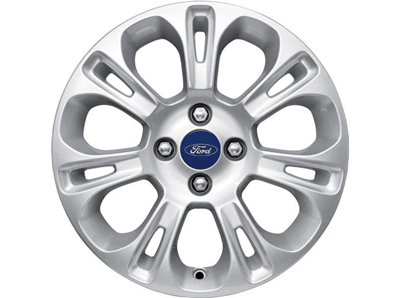 Genuine Single Ford Ka 15" Alloy Wheel - 7 x 2 Spoke Design in Silver (1543875)