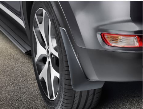 Genuine Kia Sportage 2018> Rear Mud Guards / Mudflaps / Mud Flaps F1460ADUX02