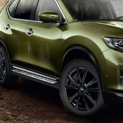 Genuine Nissan X-Trail 2018> Black Alluminium Side Steps - KE5436F561