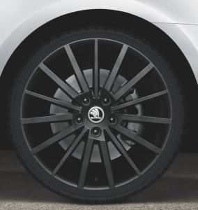 Skoda Octavia (A7) Single 18" Alloy Wheel - "Turini in Black" (5E0071498ZG6)