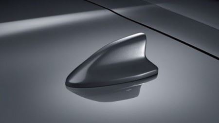 Genuine Nissan Micra 2017> Shark Antenna With DAB, Gunmetal Grey - KE2805FABD