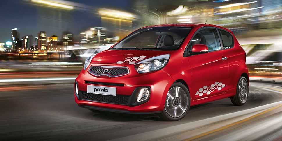 Kia Picanto 2011 - 2014 Body Decal - Silver (1Y201ADE00SL)
