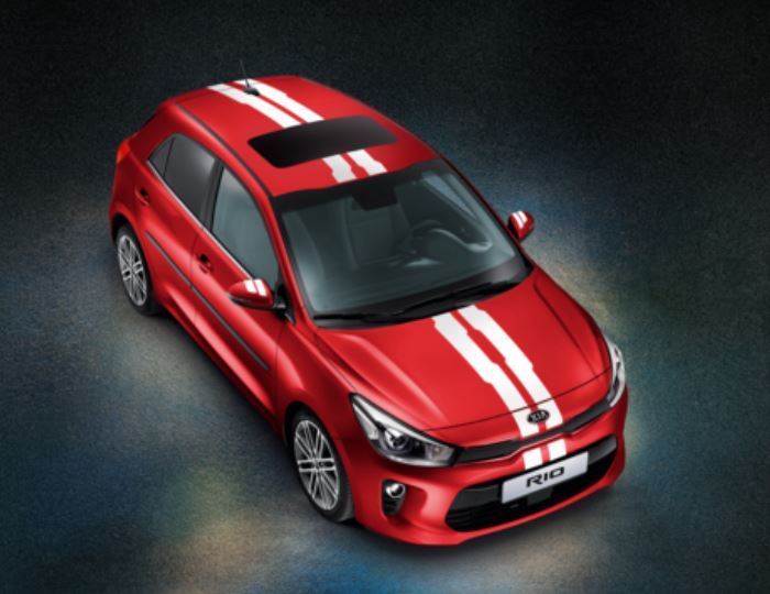 Genuine Kia Rio 2017 > White Sporty Decal Kit H8200ADE00WH