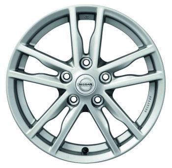 Nissan Pulsar (2014 >) Genuine 16" alloy wheel - Silver - SHARP KE4093Z100