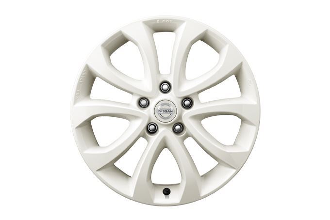 Nissan Juke (2014 >) 17" Alloy Wheel in London White (KE4091K200WP)