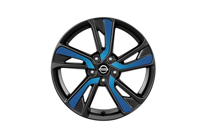 Nissan Juke (2014 >) 18" Alloy Wheel Insert - Zama Blue (KE4091K30E)
