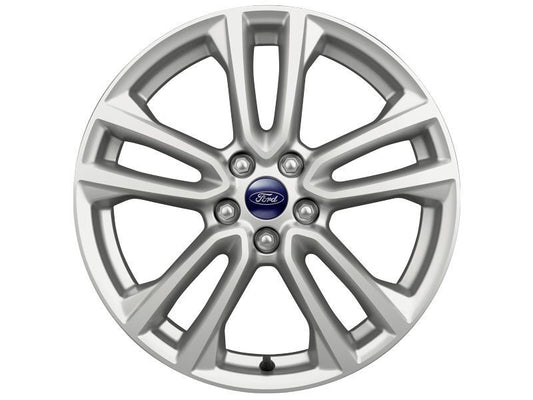 Genuine Ford Kuga Single 18" Alloy Wheel - 5 x 2 Spoke Design 'Silver' finish (1816700) 2013 Onwards