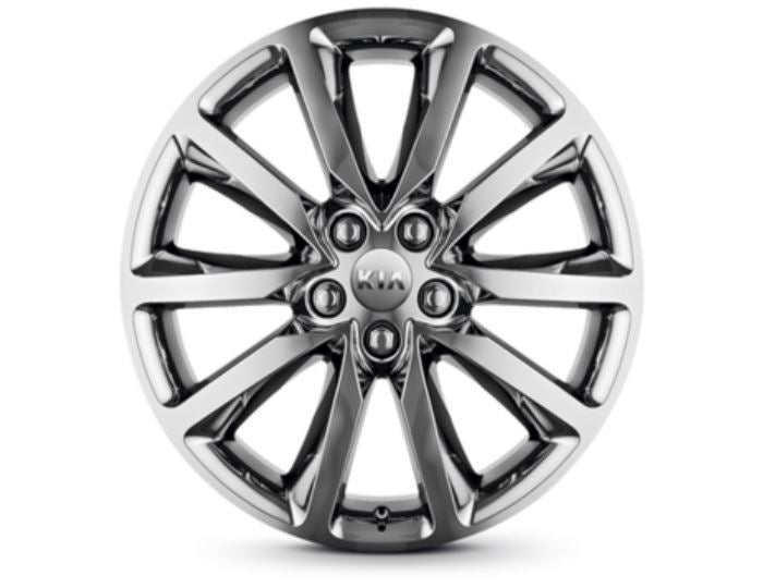 Genuine Kia Sorento 2018 > 19" Alloy Wheel Kit - Chrome OE Design, C5F40AK350