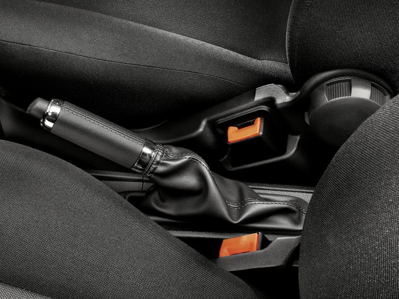 Genuine Ford Ka Hand-Brake Cover - Black with Matt Chrome (1552558)