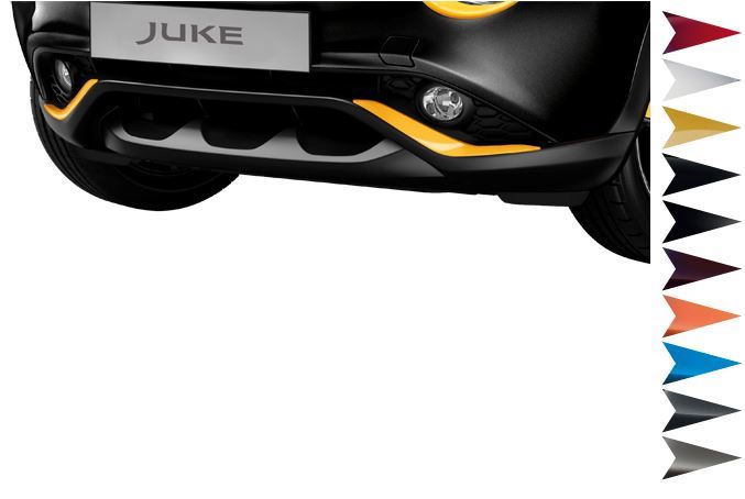 Nissan Juke (2014 >) Front & Rear Lower Bumper Panel - (San Diego Yellow)