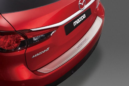 Mazda 6 Tourer Rear Bumper Protector - Stainless Steel (08/2012 > ) GHP9V4090