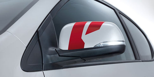 Kia Picanto 2011-2014 Door Mirror Decals - Dark Red (1Y430ADE00DR)