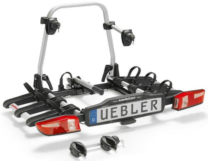 Genuine Uebler 3 xTow Bar Mounted Bike Carrier, Tiltable 2007527