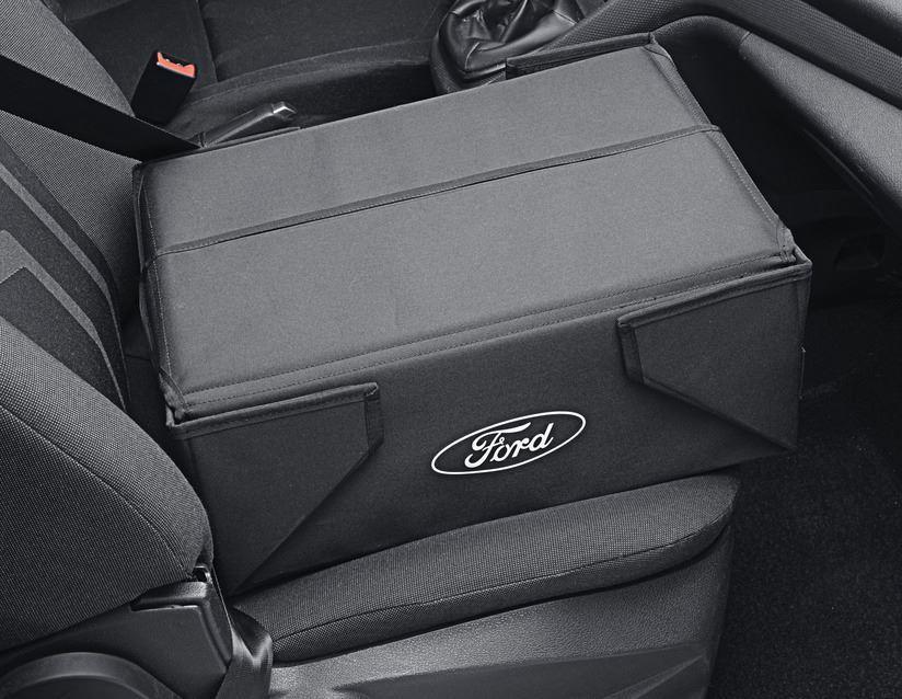 Genuine Ford Puma 2020> Foldable organizer Box, Black Fabric - 2470825
