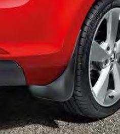 Skoda Rapid Spaceback Rear Mudflaps (5JJ075101)