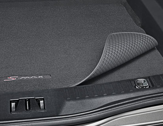 Ford Galaxy 2015> Luggage / Boot Mat, Black, With S-Max Logo - 7 Seater 1904536
