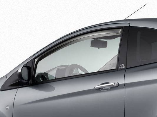 Genuine Ford Ka Wind Deflectors in Light Grey - Front doors only (1593151)