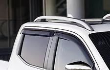 Genuine Nissan Navara 2018> Double Cab Front and Rear Wind Deflectors