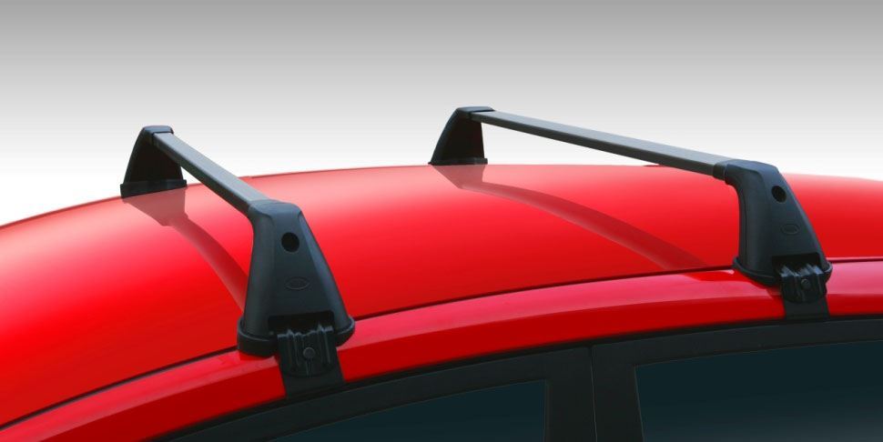 Kia Venga Roof Bars / Rack - Black Coated Steel (1P210ADE00ME)