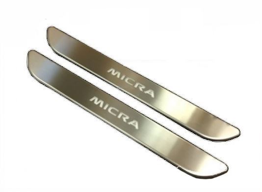 Genuine Nissan Micra 2017> Door Entry Guards,Illuminated & Wireless - KE9675F405