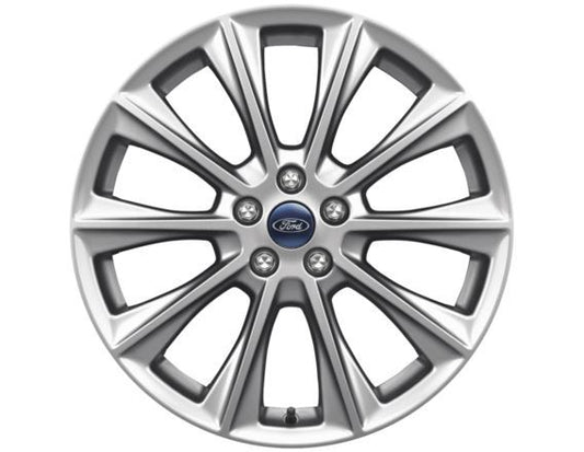Genuine Ford Kuga Single 19" Alloy Wheel 10 - Spoke Design Polished Paint (2055649) 2016 Onwards