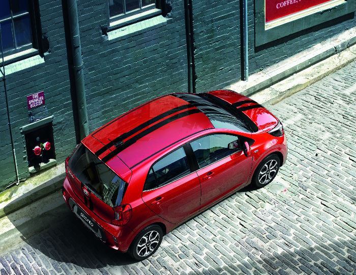 Genuine Kia Picanto 2017 > Black Sporty Decal Kit H6200ADE00BL