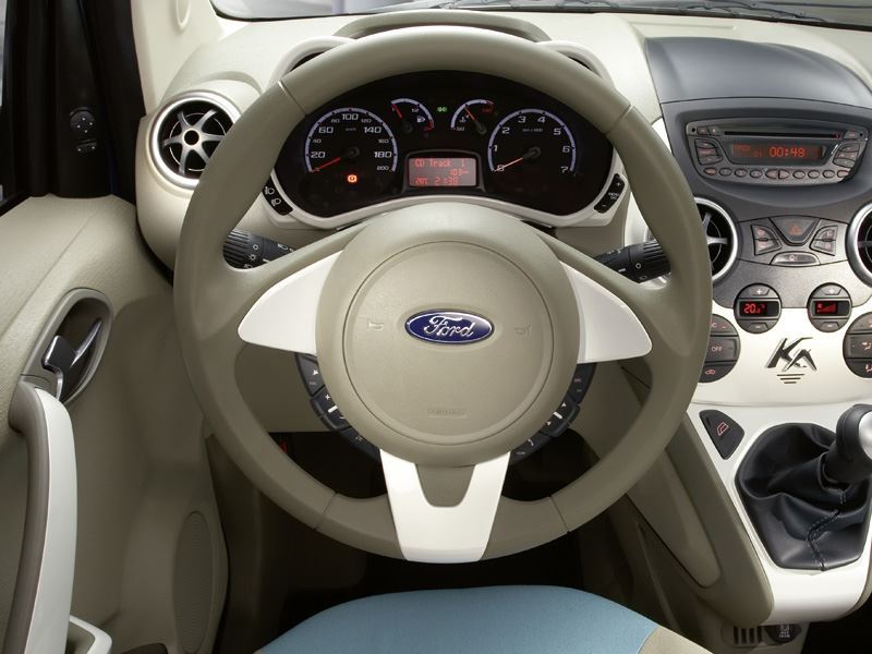 Genuine Ford Ka Leather Steering Wheel - Dark Florida (1573438)