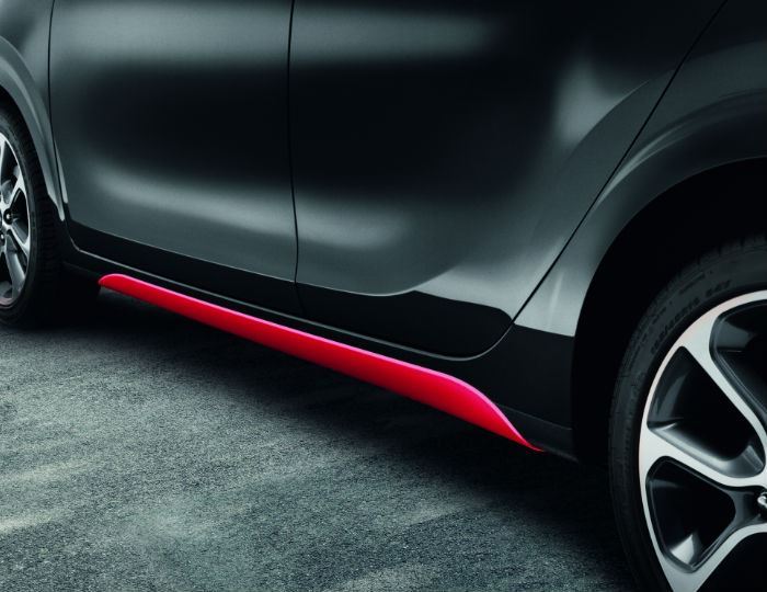 Genuine Kia Picanto 2017 > Red Side Skirt Kit G6420ADE00RD